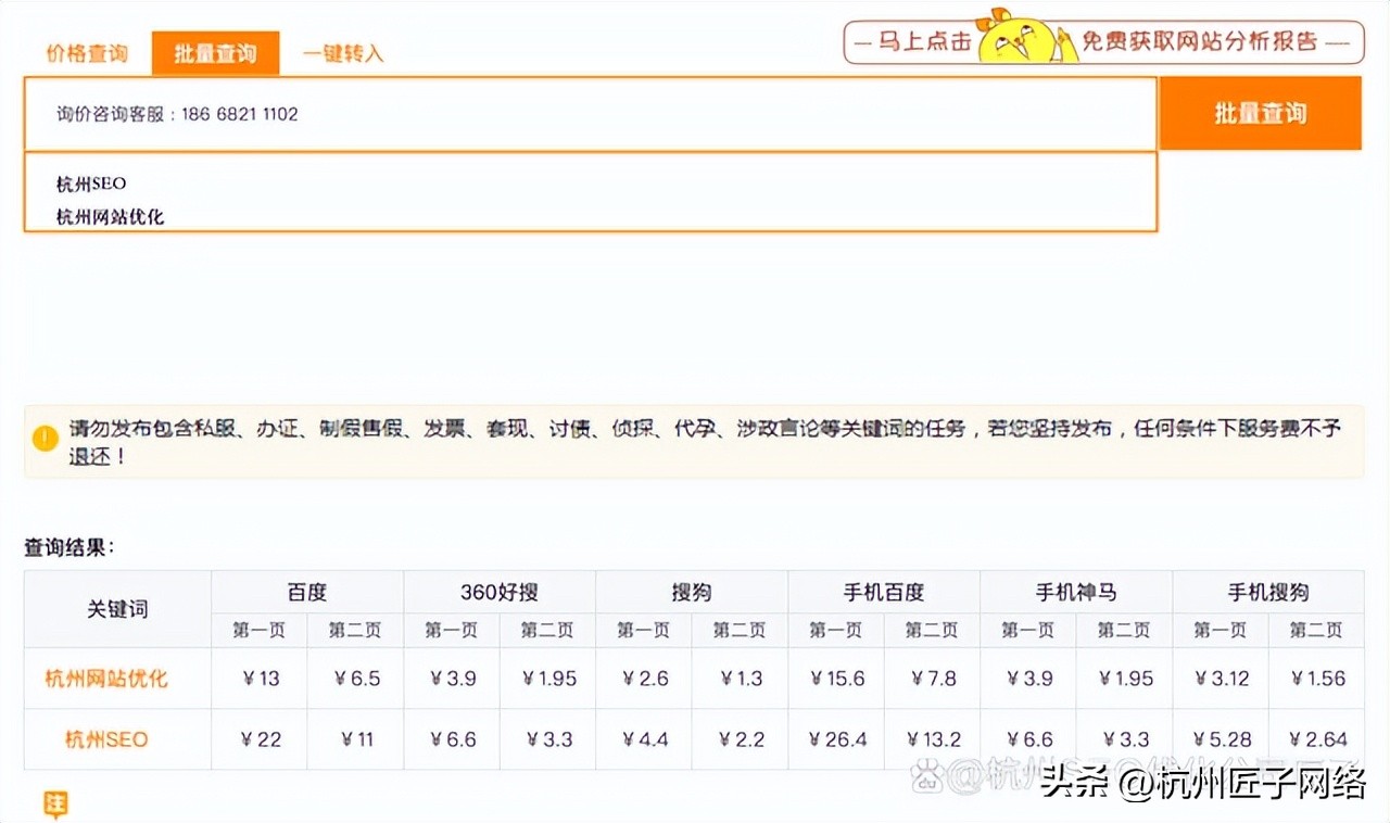 杭州优化网站多少钱_佛山匠子网络科技有限公司_佛山网络优化公司