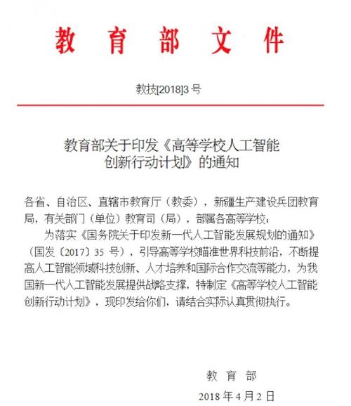 高等学校人工智能创新行动计划_网站人工优化是啥_人工智能领域科技创新体系